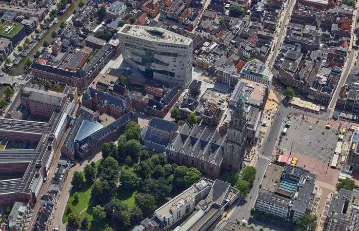 LiDAR puntenwolk Groningen — classificatie gebouwen en vegetatie